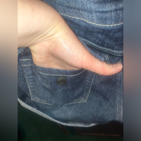 Celebrity Pink Jeans Dark Denim Mini Cuffed Shorts Belt Loops & Real Pockets sz9 - Picture 6 of 12